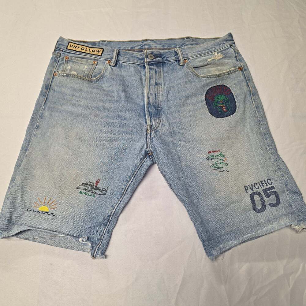 Levi's 501 Limited Edition San Francisco shorts Unfollow Alcatraz Farralons Hot